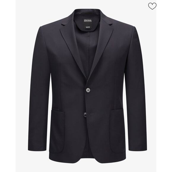 NWOT Z Zegna Unlined Shirt Jacket Blazer Tech Merino size 48R $1200 - Picture 3 of 12